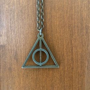 🍁 4/$20 Harry Potter Deathly Hallows Necklace